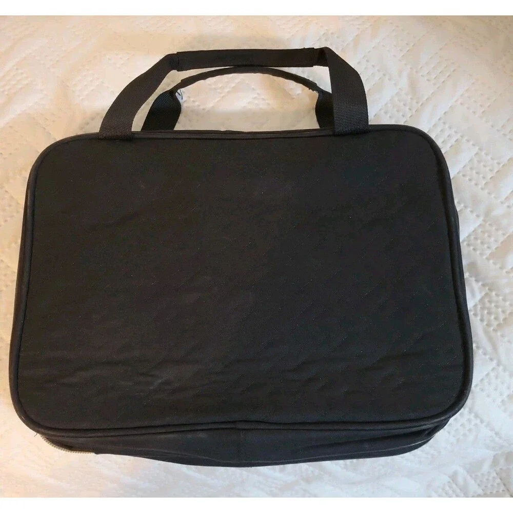 Black Travel Toiletry Bag Hanging Makeup Organizer Cosmetic Case 12